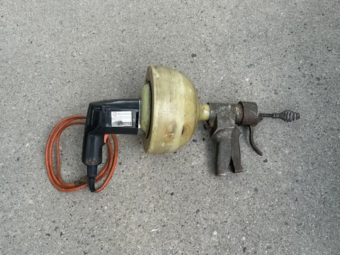 Drill-Powered Drain Auger
