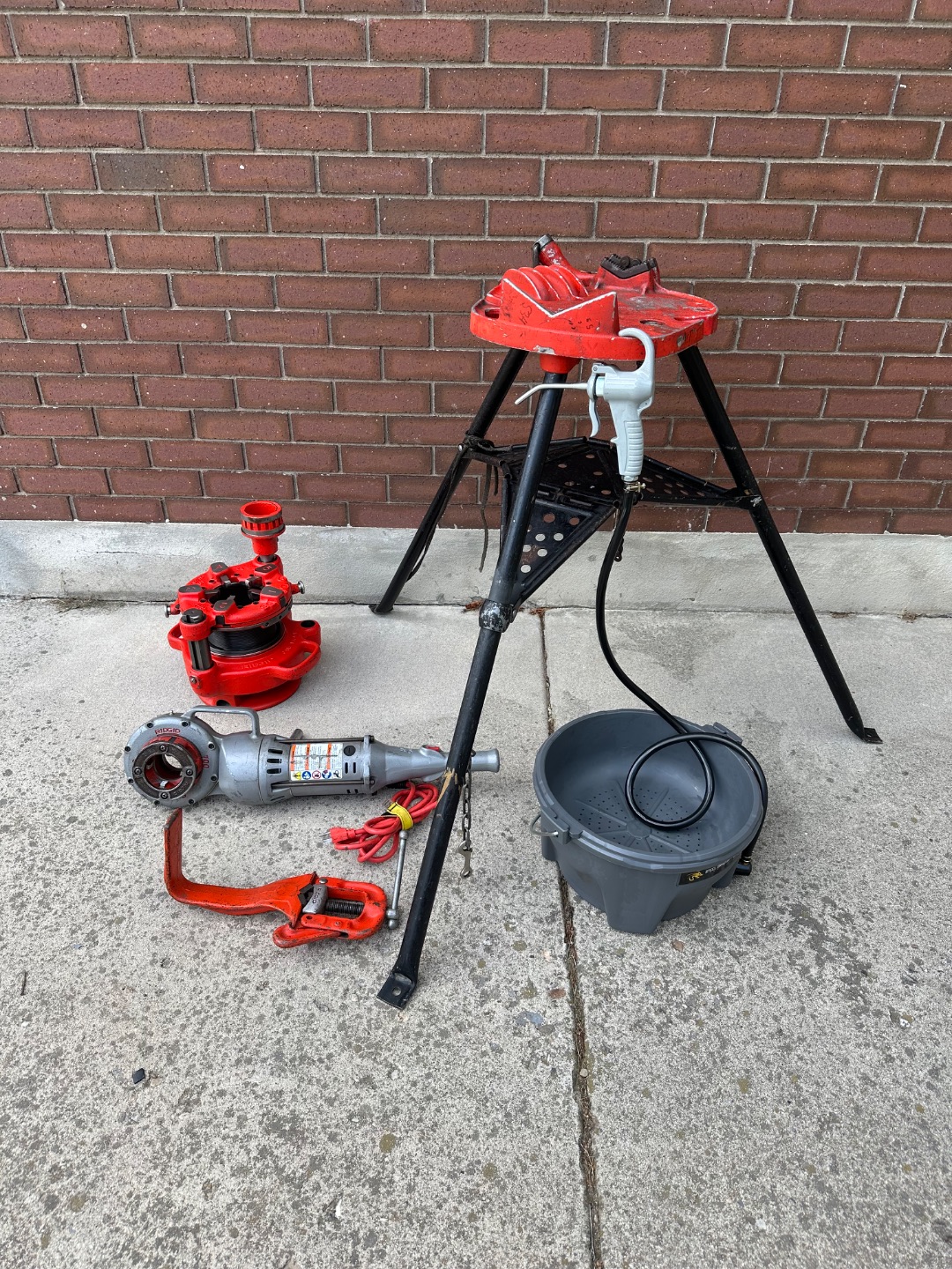 Ridgid Big Pipe Threading Kit
